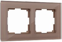 Рамка универсальная Werkel Favorit 2-м. стекло латте